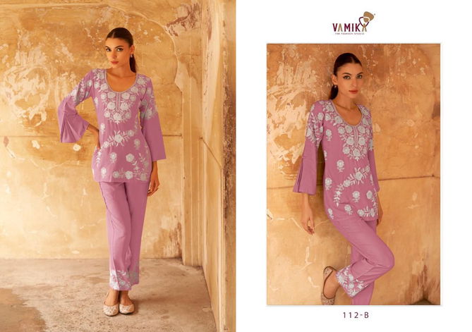 Veronica Vol 3 By Vamika 112 A To E Cord Set Top With Bottom Wholesale Market